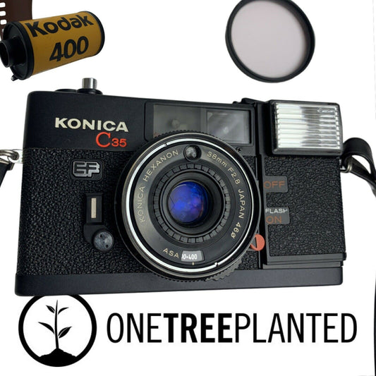 KONICA c35  - 38mm f2.8 lens